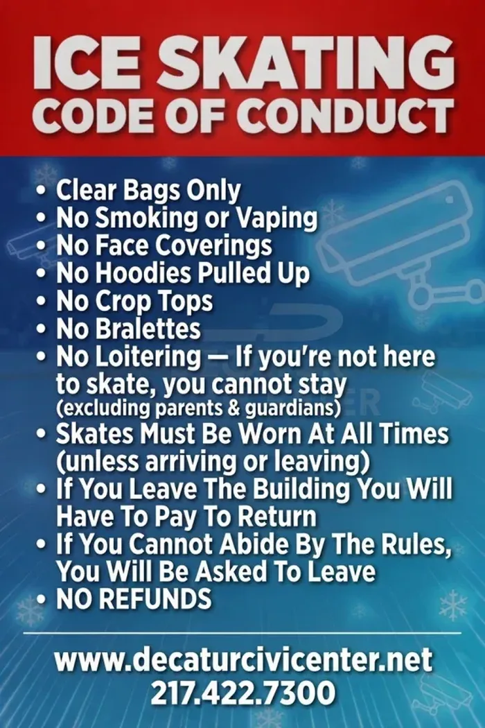 Ice skating code of conduct 2026